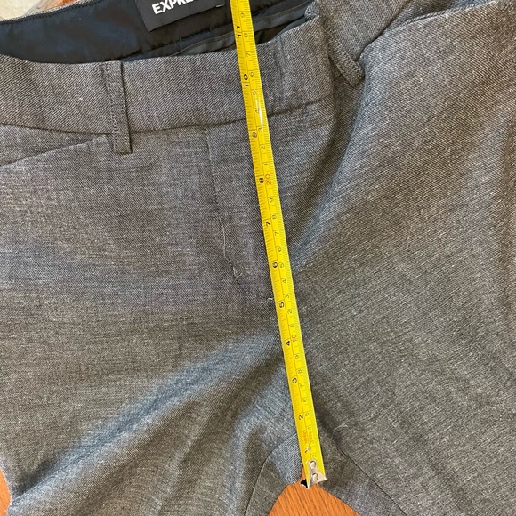 Express Publicist Boot Cut Pants, Gray Twill - 8R - Picture 4 of 7